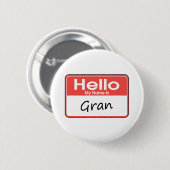 私の名前はGranです 缶バッジ (正面&裏面)