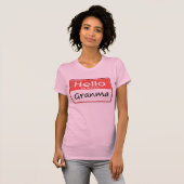 私の名前はGranmaです Tシャツ (正面フル)
