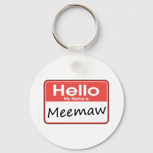 私の名前はMeemaw キーホルダー (正面)