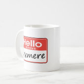 私の名前はMemereです コーヒーマグカップ (正面左)