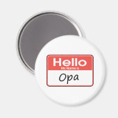 私の名前はOpa マグネット (正面/裏面)