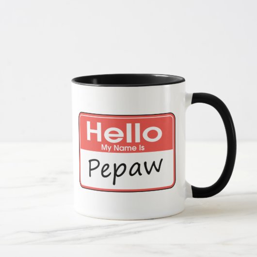 私の名前はPepawです マグカップ (右)