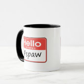 私の名前はPepawです マグカップ (正面左)