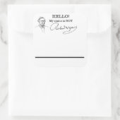 私の名前はRichard Wagnerの名前タグではない スクエアシール (バッグ)