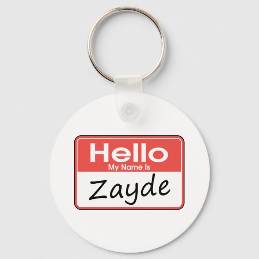私の名前はZayde キーホルダー (正面)