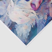 私の名前をささやく，ガーディアンエンジェル，紙コラージュ 薄葉紙 (詳細)