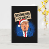 私の名前をスレイ 私の名前をスレイ 面白いトランプの歌 カード (黄色い花)