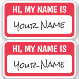 私の名前パーソナライズされたは2つのセットはシール シール