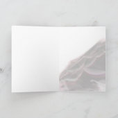 "私の名前愛"は花の詩歌の挨拶状です カード (内部)