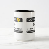 私の名前 |問題が発生した | Pickleball ツートーンマグカップ (中央)