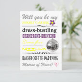 「私の名誉のメイにしてくれる？」 招待状 (スタンド正面)