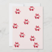 私の名誉のメイドになってくれる？ドレスを着た女の子たち 招待状 (裏面)