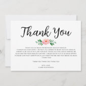 私の名誉のメイドに感謝 | 名誉のメイド サンキューカード (裏面)