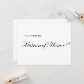 私の名誉の提案カードのマトロンになるかどうか カード (正面/裏面インサイチュ)