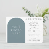 私の名誉フォト提案カードのマトロンになるかどうか 招待状 (スタンド正面)