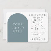 私の名誉フォト提案カードのマトロンになるかどうか 招待状 (正面)