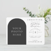 私の名誉フォト提案カードのマトロンになるかどうか 招待状 (スタンド正面)