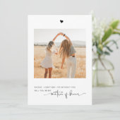 私の名誉フォト提案カードのマトロンになるかどうか 招待状 (スタンド正面)