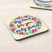 私の君への愛は行くだけだ コースター (左側)