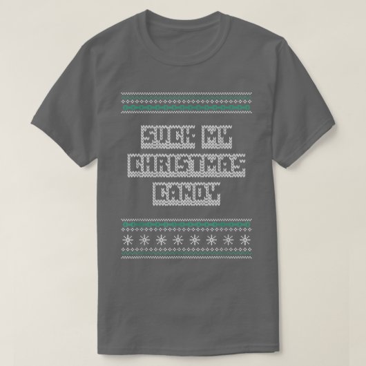 私の吸クリスマスキャンディカップル大人のユーモア愛好家 Tシャツ (デザイン正面)