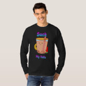 私の吸ボールは紅茶の皮肉を泡立てる Tシャツ (正面フル)