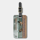 私の吹心を旅する ラゲッジタグ (正面縦)