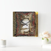 私の告白 スクエア壁時計 (ホーム)