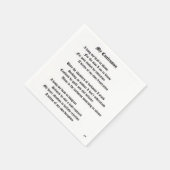 私の告白 スタンダードカクテルナプキン (角)