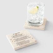 私の告白 ストーンコースター (横)