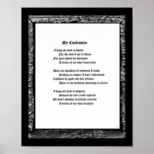 私の告白 ポスター (正面)