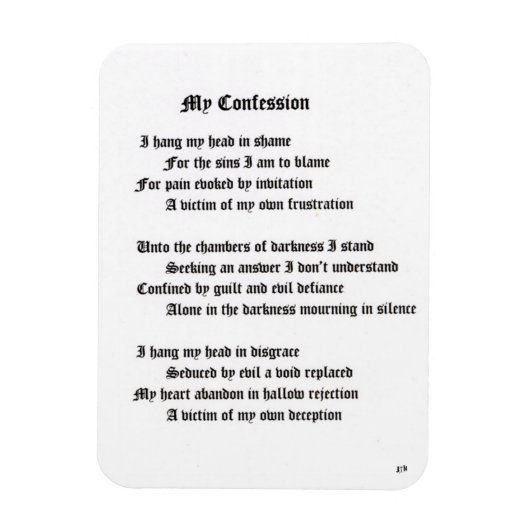 私の告白 マグネット (縦)