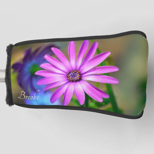 私の周りパターパーソナライズされたカバー ゴルフヘッドカバー (正面)