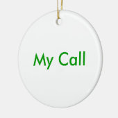 私の呼出し セラミックオーナメント (左)