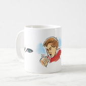 私の咳Eのマグ-マグ コーヒーマグカップ (正面左)