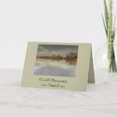 私の哀悼の言葉-挨拶状 カード (裏面)