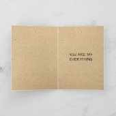 私の唯一の人 | ロマンチックなカード カード (内部)