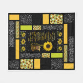 私の唯一の太陽の光 フリースブランケット (正面(横))