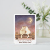 私の唯一の愛する人へ 猫好きのバレンタインカード シーズンカード (スタンド正面)