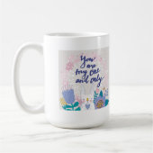 私の唯一無二です コーヒーマグカップ (左)