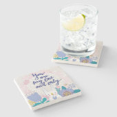 私の唯一無二です ストーンコースター (横)