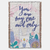 私の唯一無二です スローブランケット (正面縦)