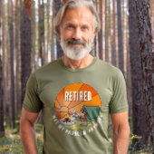 私の問題おもしろいの引退キャンパーの漫画ではない Tシャツ