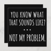 私の問題ではないように聞こえるものは知っている セーブザデート (正面/裏面)