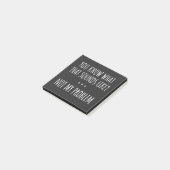 私の問題ではないように聞こえるものは知っている ポストイット (アングル)