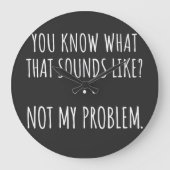 私の問題とは違うように聞こえるのは分かるでしょう ラージ壁時計 (正面)