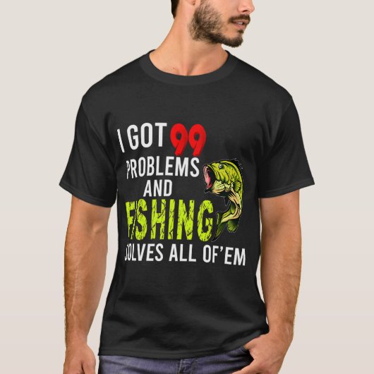 私の問題は99個あって釣りがEM全て解決する Tシャツ (正面)