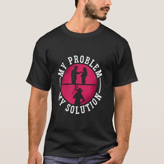 私の問題ソリューションPictogramママBlacksmitting Tシャツ (正面)