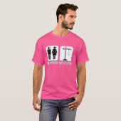 私の問題ピクトグラムママパパ建築Cran Tシャツ (正面フル)