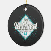 私の問題退職したはもうヴィンテージ年金受給者ではない セラミックオーナメント (左)