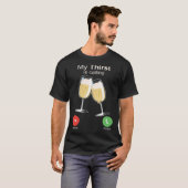 私の喉の渇きはワインのアルコール飲料を呼び出してい飲る Tシャツ (正面フル)